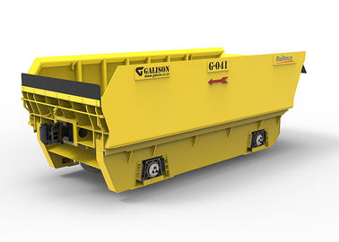Vagão amarelo da carga do trilho, carro de trilho da mineração do ³ de 20m para o minério levando da mina