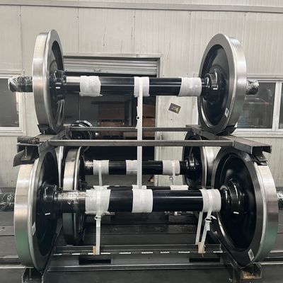 Conjunto de rodas ferroviárias de 1000 mm para vagões de carga de eixo de 22,9 T