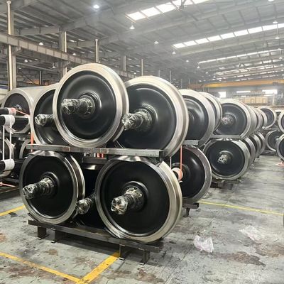 Conjunto de rodas ferroviárias de 1000 mm para vagões de carga de eixo de 22,9 T