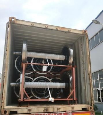 Conjunto de rodas ferroviárias BA004 Conjunto de rodas ((22,5 t) Certificação da ETI
