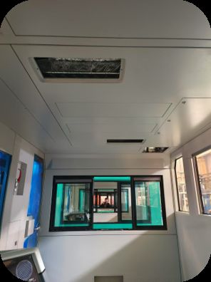 Sala de controle eficiente do manobrador