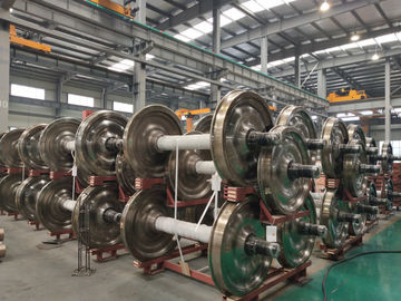 Conjunto de rodas ferroviárias 1000 mm Conjunto de rodas para montagem de rodas e eixos de vagões ferroviários
